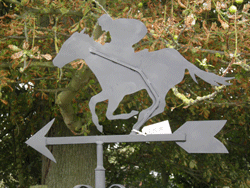 Horse & Jockey Weather Vane