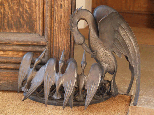 Pelican Door Stop - Corpus Christi College, Cambridge